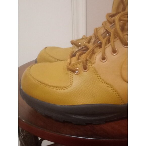 Nike Youth Manoa Leather Boots BQ5372-700 6Y / Womens 7.5 Wheat Black - Picture 8 of 14